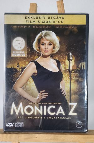 Monica Z Exklusiv utgåva film & Musik cd (INPLASTAD) Kjell Bergqvist, Edda Magnason (Begagnad)